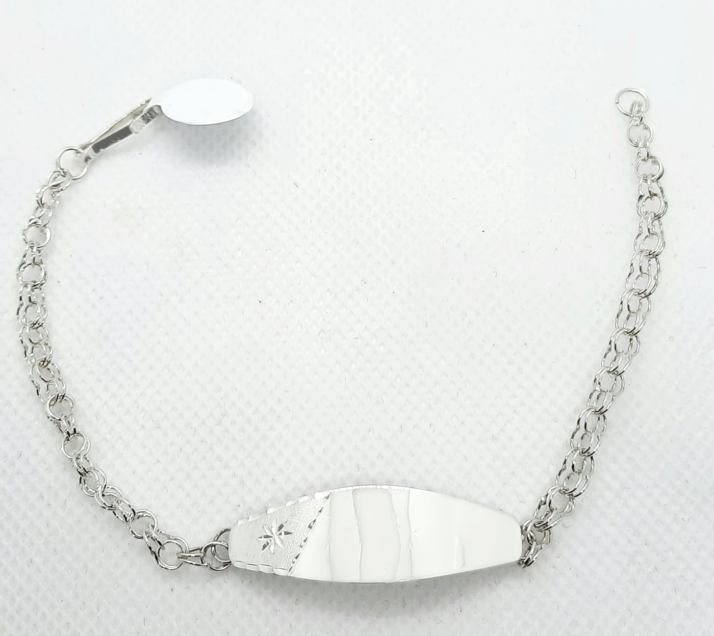 Silver Ladie ID Band